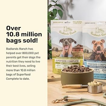 How Big are Badlands Ranch Dog Food Bags