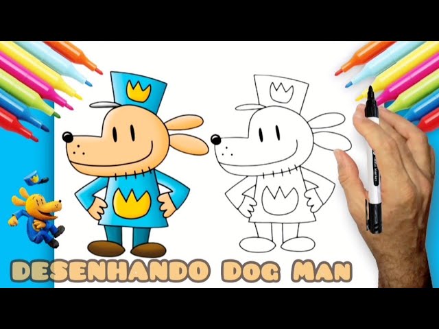 How to Draw Dog Man Book