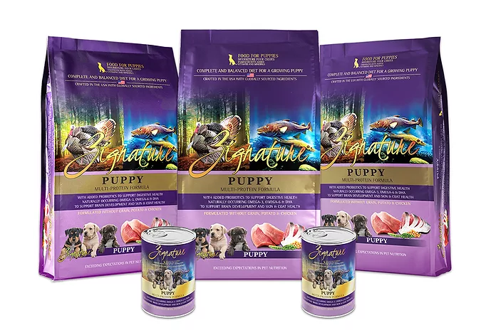 Where is Zignature Dog Food Made
